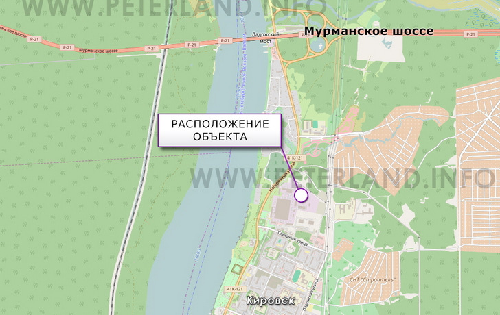 расположение промышленной базы в Кировске