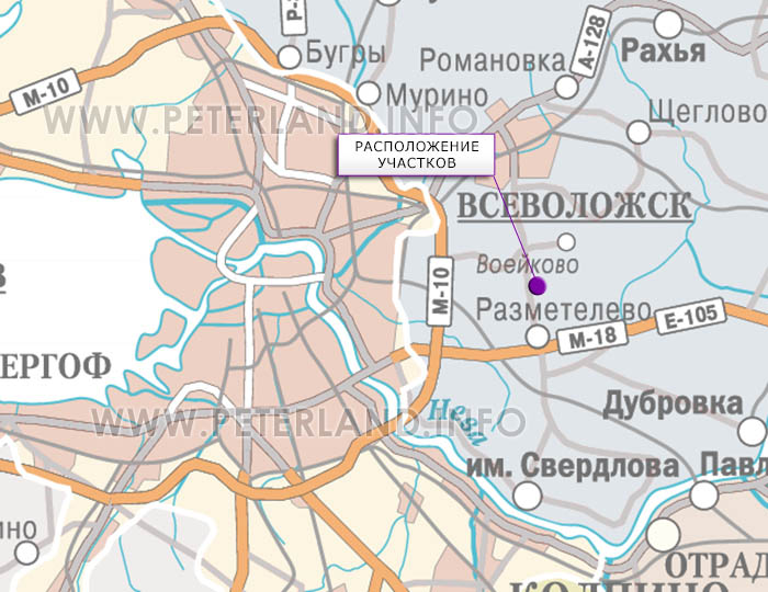 промышленный земельный участок Разметелево